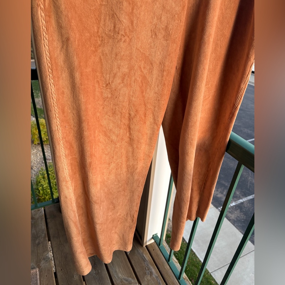 🆕 Calvin Klein Velour Wide Leg Lounge Pants Camel Soft Stretch Size 2XL, 3XL - Picture 10 of 16